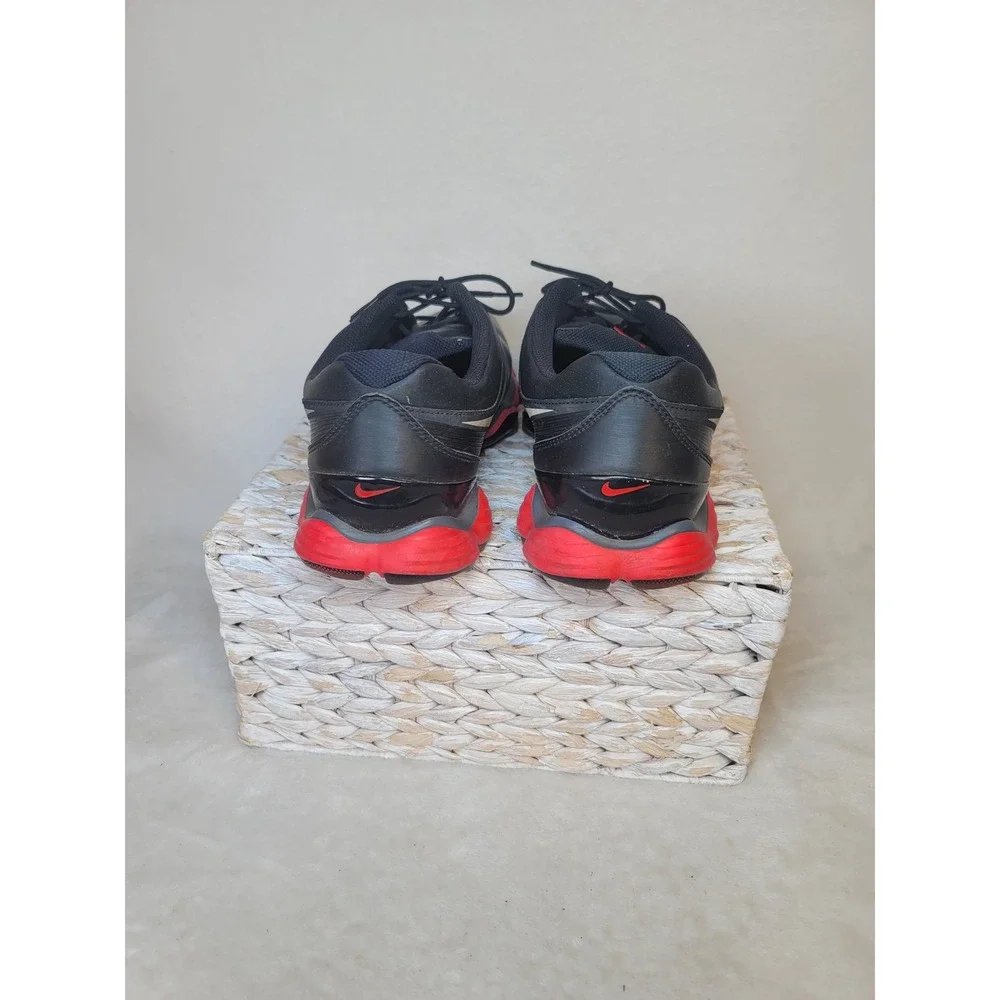 Nike Lunar Control II Golf Shoes Black Activewear 628574-003 Mens 9.5 Spiked